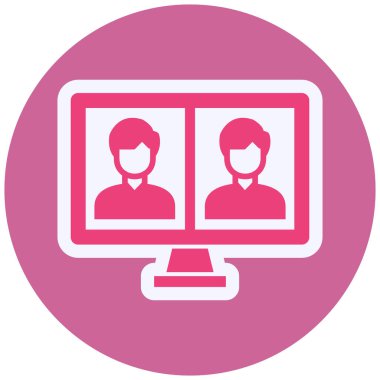 kullanıcı. Web simgesi basit illüstrasyon