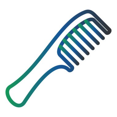 hair comb icon. trendy flat style illustration.