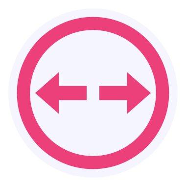 Ok. Web simgesi basit illüstrasyon