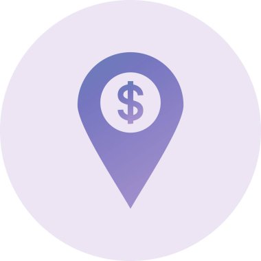 location web icon, simple vector illustration 