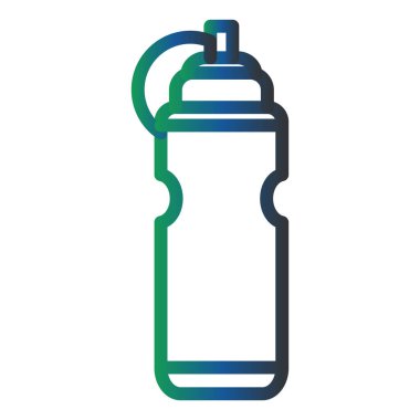 bottle. web color icon simple illustration