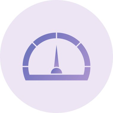 Hız göstergesi simgesi. vektör illüstrasyonu 