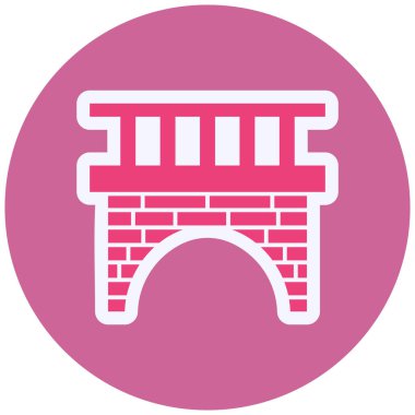 Bina. Web simgesi basit illüstrasyon