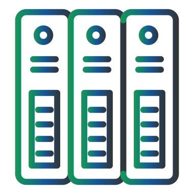Arşiv. Web simgesi basit illüstrasyon