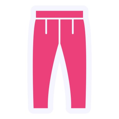 Şort. Web simgesi basit illüstrasyon