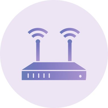 Yönlendirici simgesinin vektör illüstrasyonu