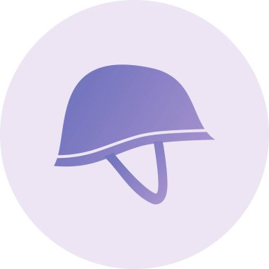 Ordu kaskı. Web simgesi basit illüstrasyon