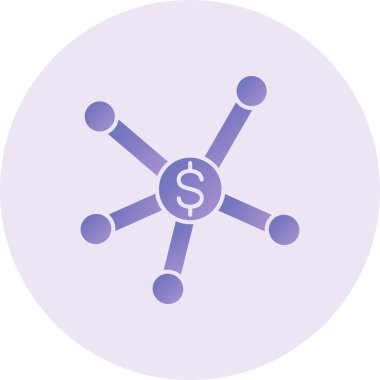 iş ve finans simgesi, vektör illüstrasyonu