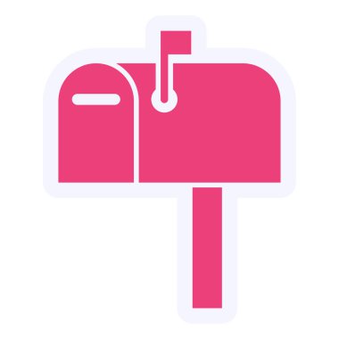 Mailing color  icon, vector illustration