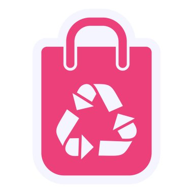 web icon, simple illustration of Recycle sign 