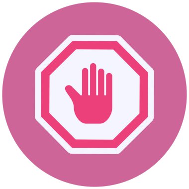 Trafik Modern simge vektör illüstrasyonunu imzala