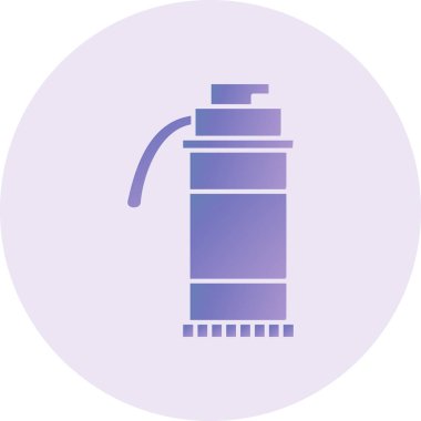 Smoke Grenade illustration icon for personal and commercial use.