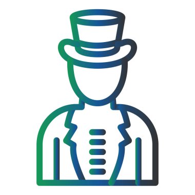 Magician  modern icon vector illustration