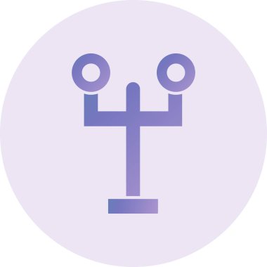 Modern b 'nin vektör illüstrasyonu eksik simgesi