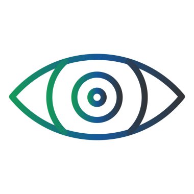 eye icon, vector illustration. Vision 