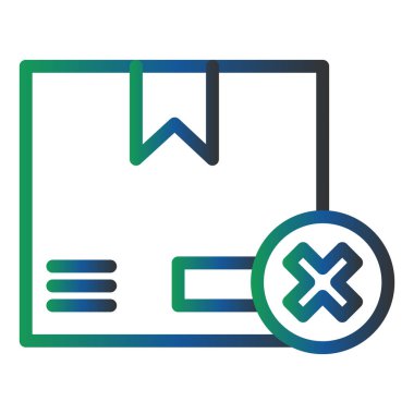 Teslimat. Web simgesi basit illüstrasyon