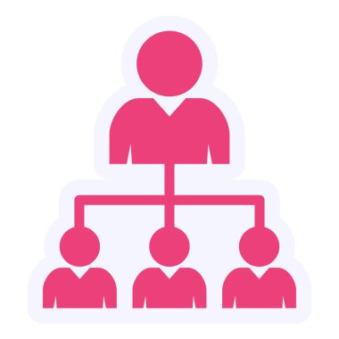 iş insanları simgesi vektör illüstrasyonu