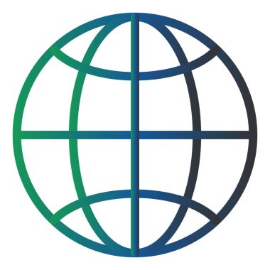 küresel ağ. Basit resimleme