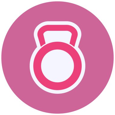 Dambıl. Web simgesi basit illüstrasyon