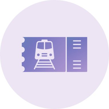 tren simgesi vektör illüstrasyonu