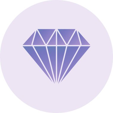 Elmas vektör simgesi modern illüstrasyon 