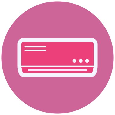air conditioner icon. simple webillustration