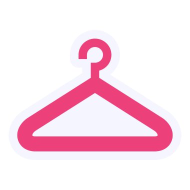 Askı. Web simgesi basit illüstrasyon