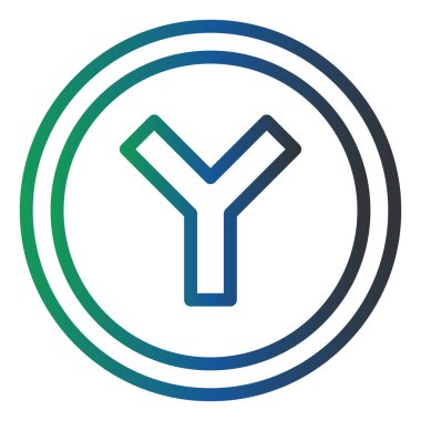 Bir b simgesinin vektör illüstrasyonu