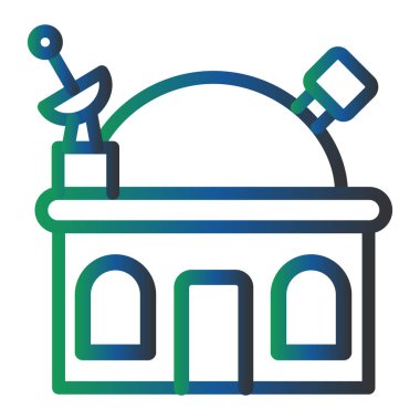 Şato. Web simgesi basit illüstrasyon