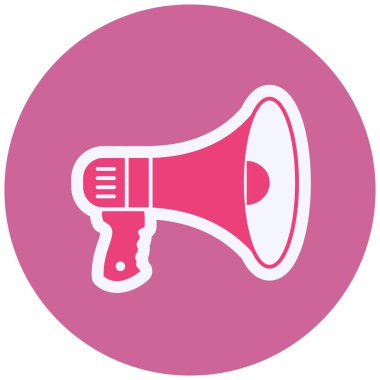 Hoparlör simgesinin vektör illüstrasyonu