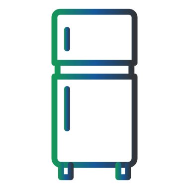 buzdolabı modern ikon vektör illüstrasyonu