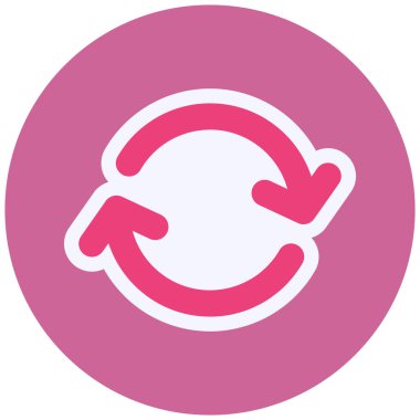 reload icon, simple web illustration