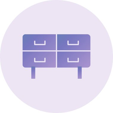 vector   Drawer  icon illustration