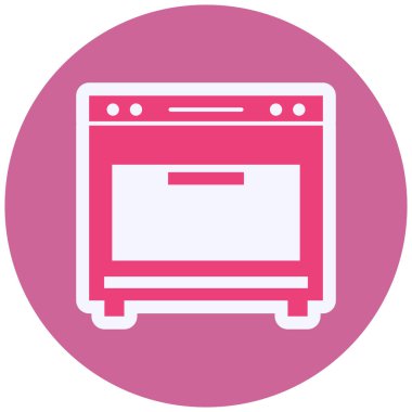 fırın modern simge vektör illüstrasyonu