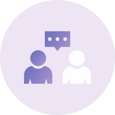 İletişim simgesinin vektör illüstrasyonu