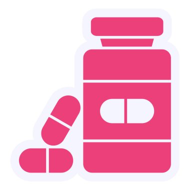 Haplar. Web simgesi basit illüstrasyon