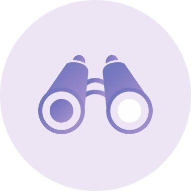 Dürbün Vektör Kabartma Simgesi Tasarımı