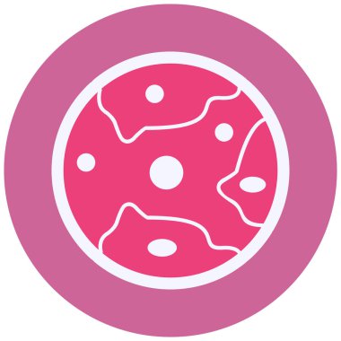 Gezegen. Web simgesi basit illüstrasyon