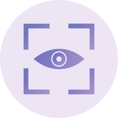 eye icon, vector illustration. Vision 