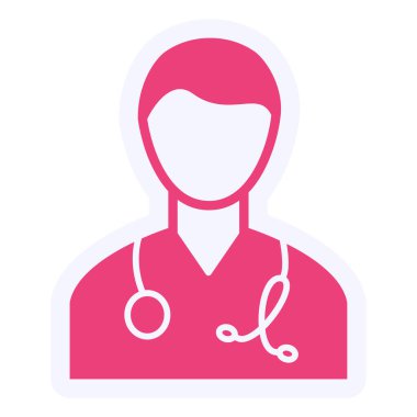 Doktor simge vektör çizim