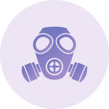gaz maskesi vektör çizim