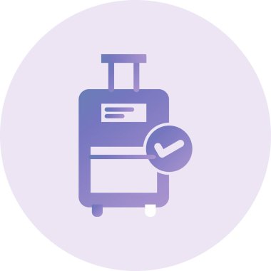 vector illustration of Luggage