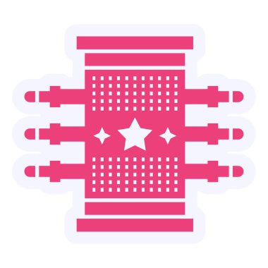 Otel simgesi vektör illüstrasyonu