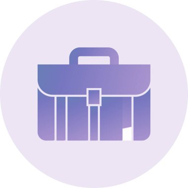 evrak çantası simgesi, vektör illüstrasyonu 