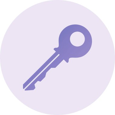 Anahtar. Web simgesi basit illüstrasyon 