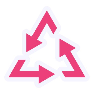 Ok. Web simgesi basit illüstrasyon