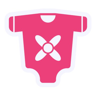 color vector icon illustration of casual apparel 