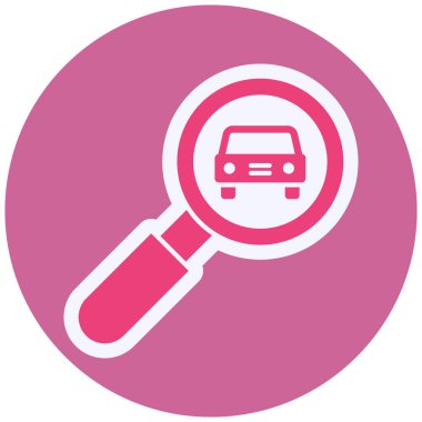 Arama simgesinin vektör illüstrasyonu