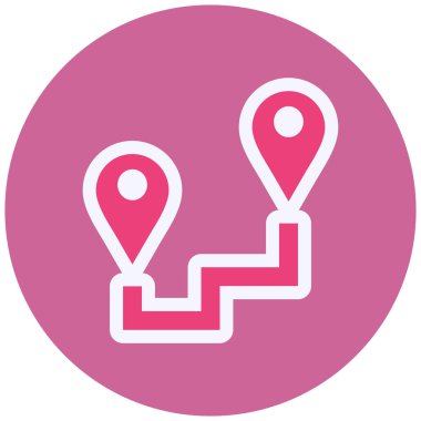 konum. Web simgesi basit illüstrasyon