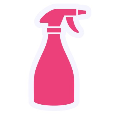 bottle. web color icon simple illustration